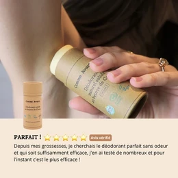 Solid deodorant with cocoa butter