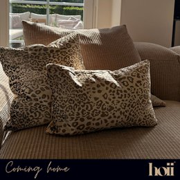 LEONELLE | Cushion | 30x50 cm Pumice Stone | Beige | Hoii | With luxury inner cushion