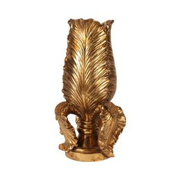 Antyczny wazon 36,8 cm - Złoto - Żywica