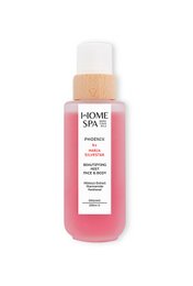 A pink-colored facial cleanser bottle labeled "Phoenix Mist for face" from the Upstate Spa brand. The product is designed for cleansing the face and promoting a healthy, glowing complexion.