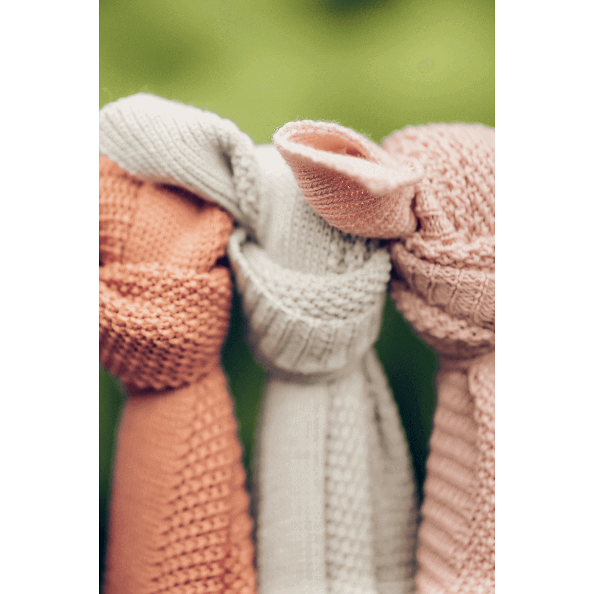 Kocyk dla niemowlaka ABACO – 100% wełny merino – różowy