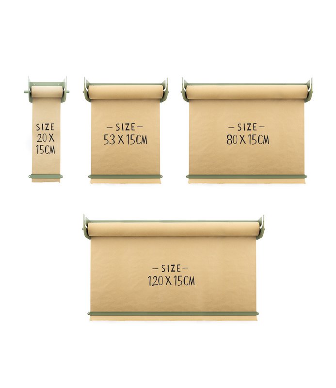 Kraft Paper Roller - Groen