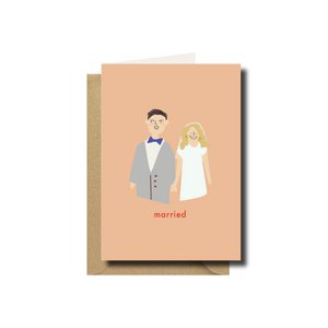 Grußkarte · Verheiratet