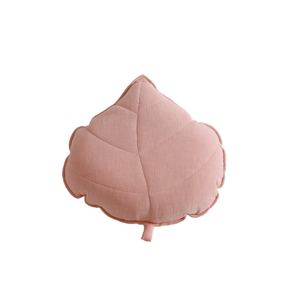 Cuscino in foglie di lino “Rosa Cipria”.