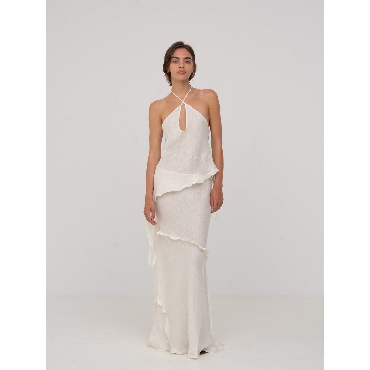 Witte linnen extase top