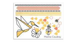Tatouage éphémère : Mini Origami