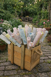 Northern Lights Confetti Garden Torch XL for outside