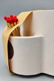 LAVURI® Tray with matchbox for wax candles, candle sand and pearl wax, available as scented candle variants