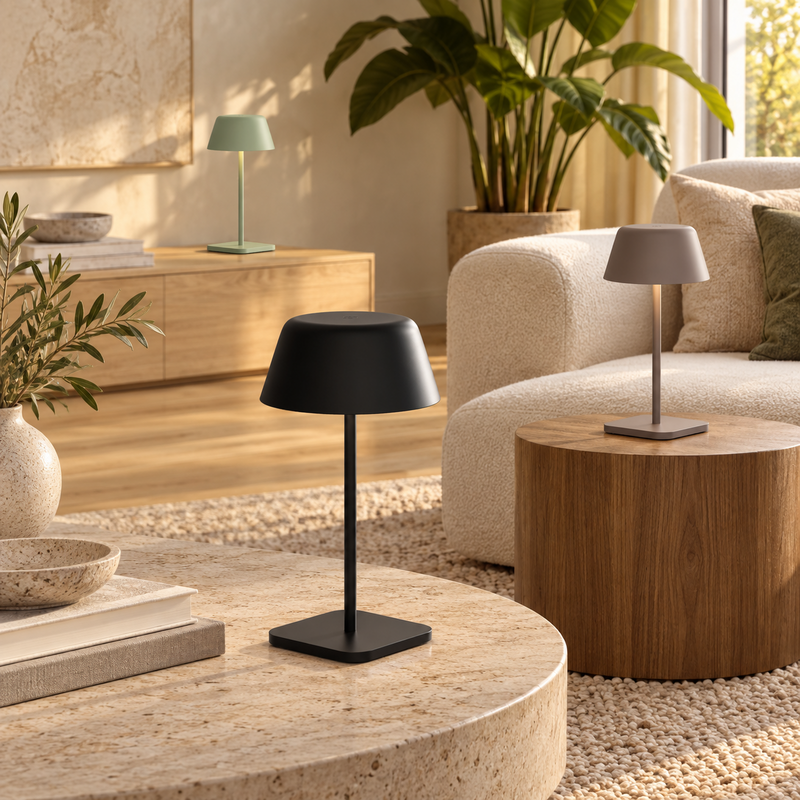 Table lamp Paros - Taupe