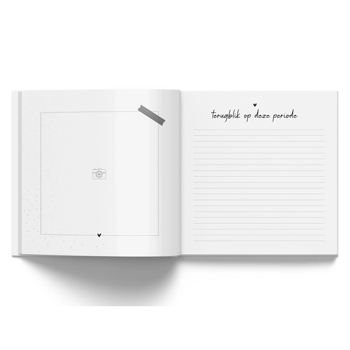 Fyllbooks My maternity visit book - Linen Taupe