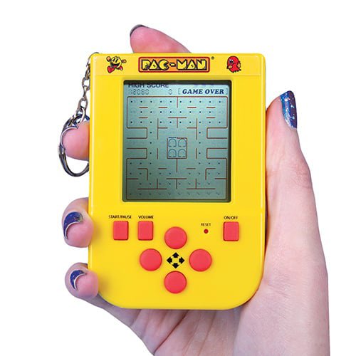 Pac-Man - ordinateur de poche de jeu rétro (porte-clés)