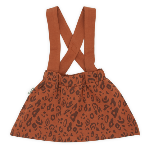 Afneembare Bretels Rok | Leopard | Mocha bisque