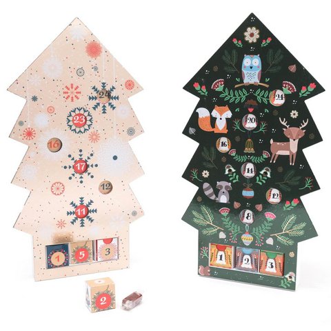 Adventskalender (kerstboom) 200 Grs