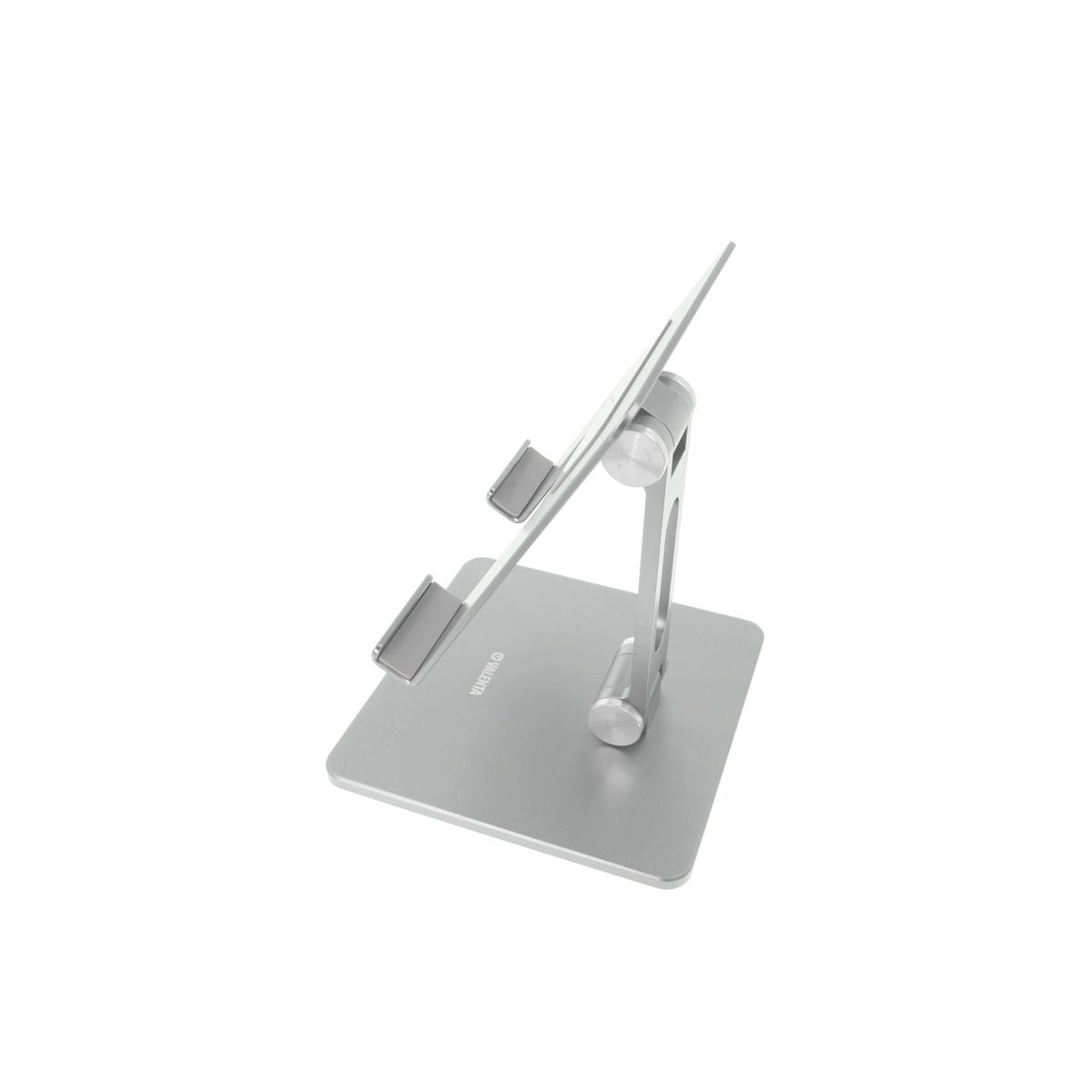 Tablet-Halter faltbar Alu Silber
