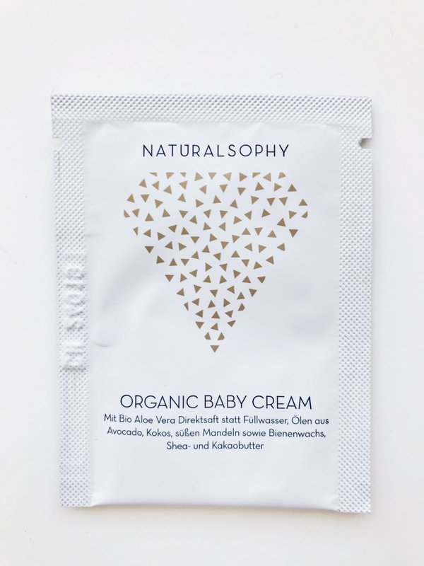 ORGANIC BABY CREAM Sample 1,5ml - ORGANIC BABY CREAM - EXTREM DRY SKIN, WATERFREE& REGENERATION