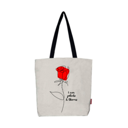 Totebags. Bolso grande model "JEG ER KRONBLADER OG TORNE"