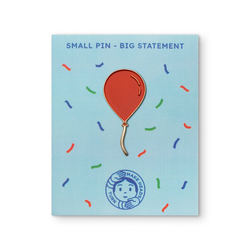Pin di smalto "Balloon rosso"