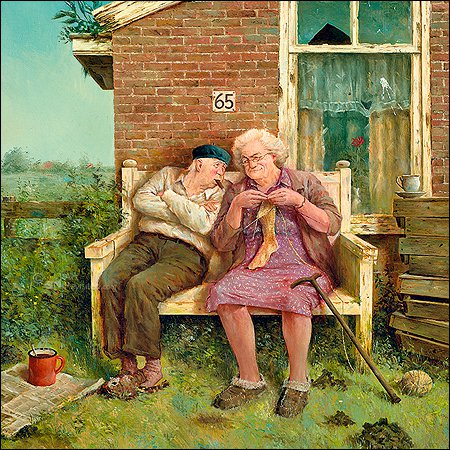 Card folder - Marius van Dokkum, True love