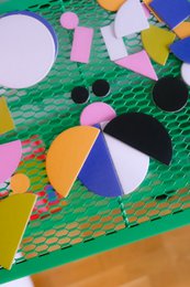 Puzzle Kształty - 60 klocków z 30 kartami