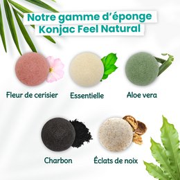 Konjac Sponge 100% natuurlijk gezicht