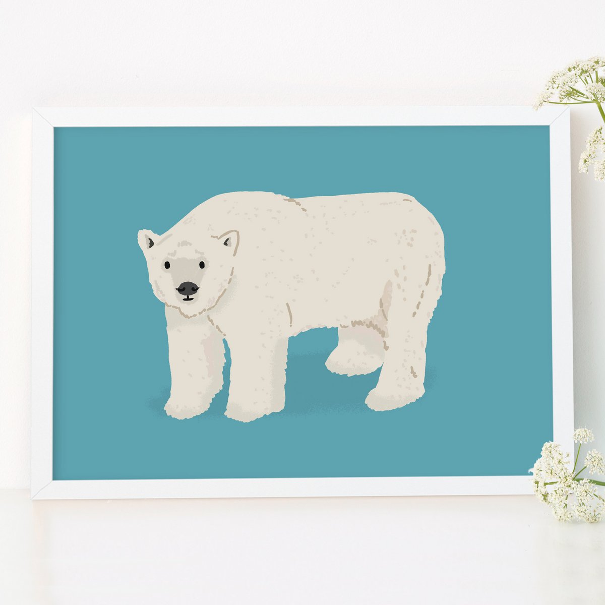 Isbjørn print