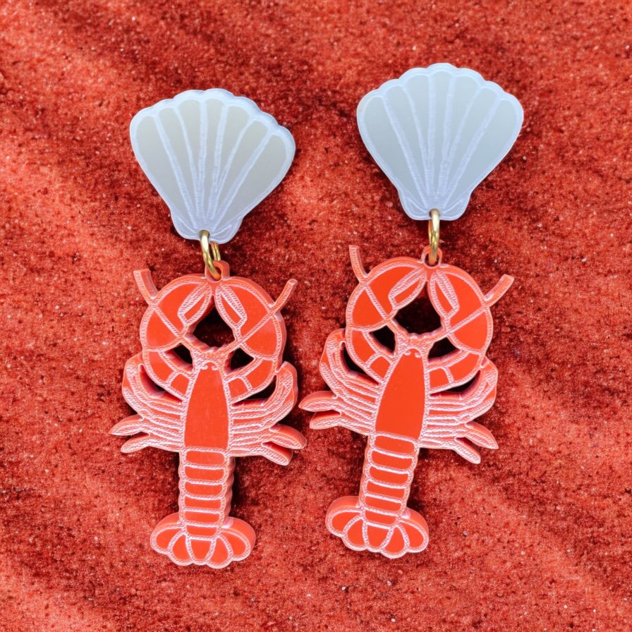 LOBSTER EARRINGS
