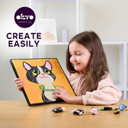 Okto Sensory Art Color By Numbers - Animals - Cat