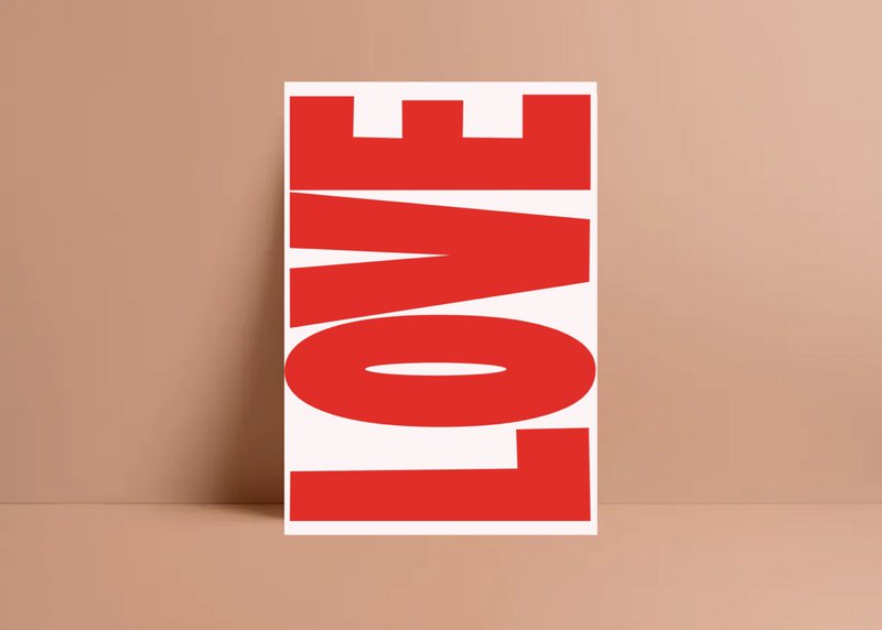 LOVE Postkarte 