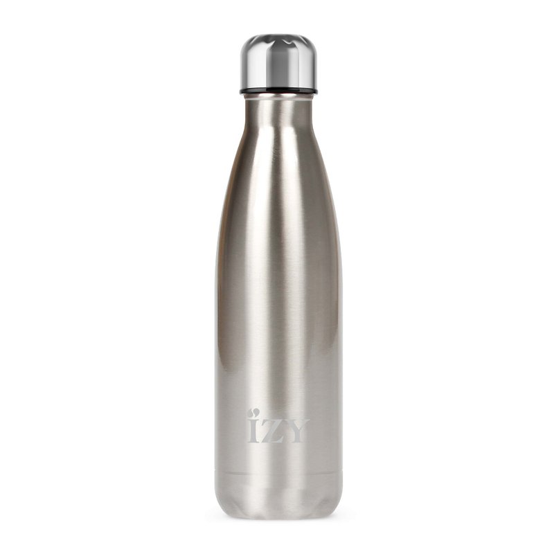 IZY - Original isoleret flaske - Sølv - 500ml