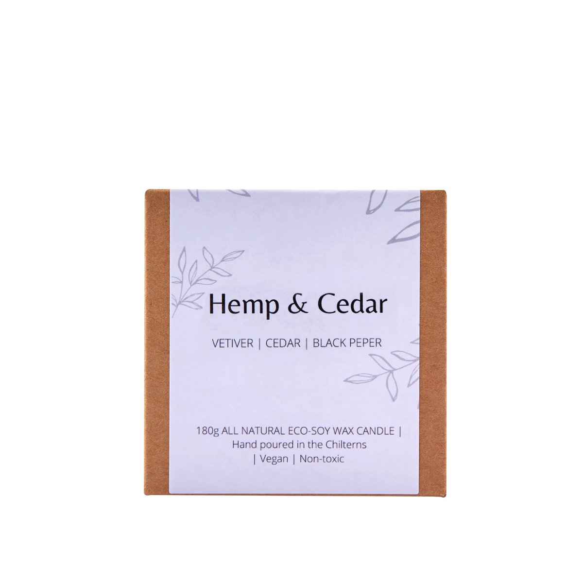 Candele profumate alla cera di soia ecologica 180g