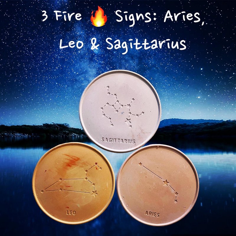 Zodiac Constellation Jewelry Tray / Coasters - Jesmonite