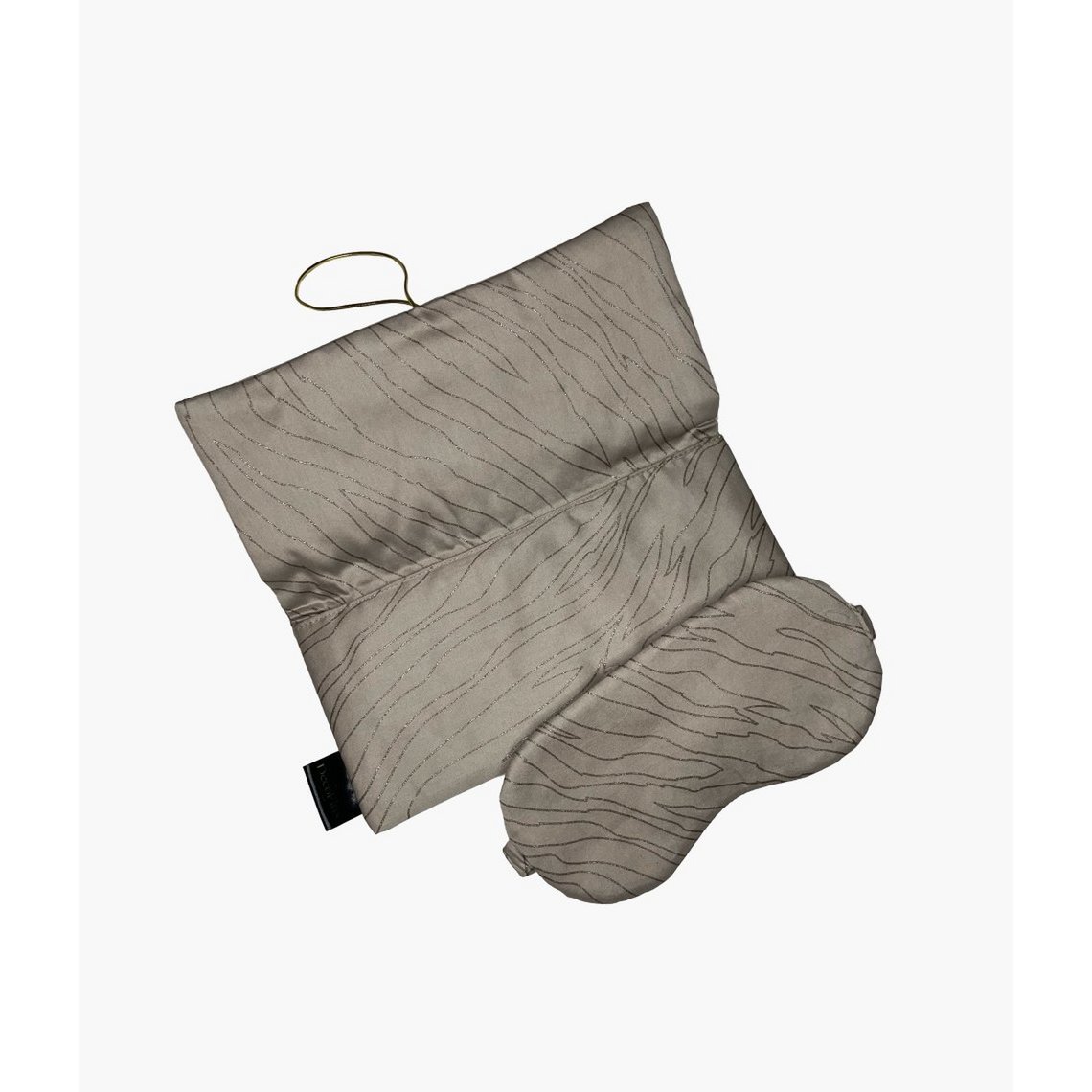 Schlafmaske mit Reiseetui Sand-Mandel