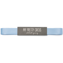 Gift ribbon medium blue, light blue ribbon easy to tie, 16mm x 5m blue grosgrain ribbon for wrapping gifts