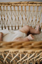 Tisu bassinet arkusz, beżowa stokrotka