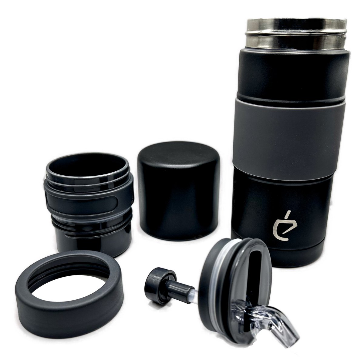 Matelisto AutoCebante (Matmo) XL 750ml por un pareja. Thermos, Copa y Bombilla: todo en uno. Para yerba compañero