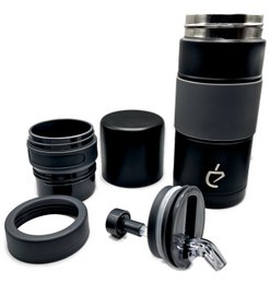 Matelisto autocebante (matermo) XL 750ml von Un Mate. Thermoskanne, Tasse und Bombilla: alles in einem. Für Yerba Mate
