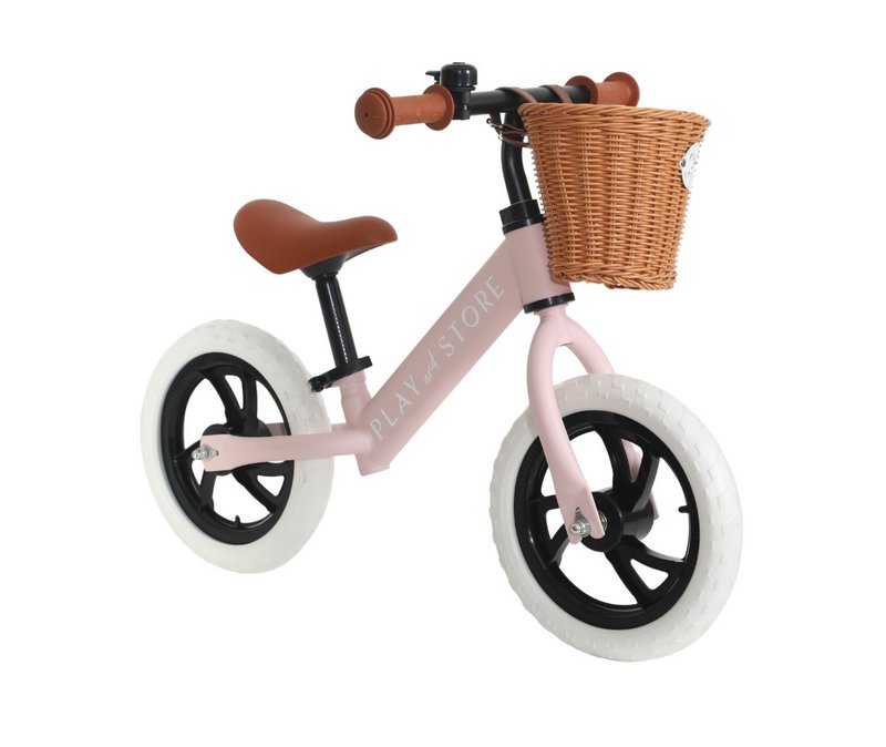 Balance Bike Pink Play and Store