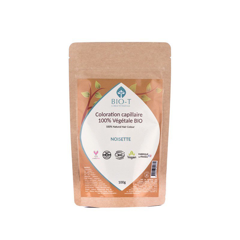 HAZELNOOT Plantaardige kleurstof - BIO - 100g