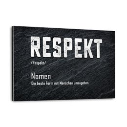 Definition af respekt - Aluminium Dibond Image