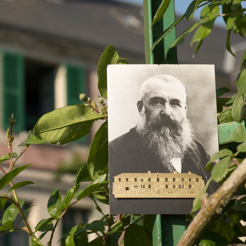 metal magnet House of Giverny - Claude Monet