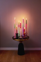 Dip Dye Candles in Set: Glitter Halloween Edition