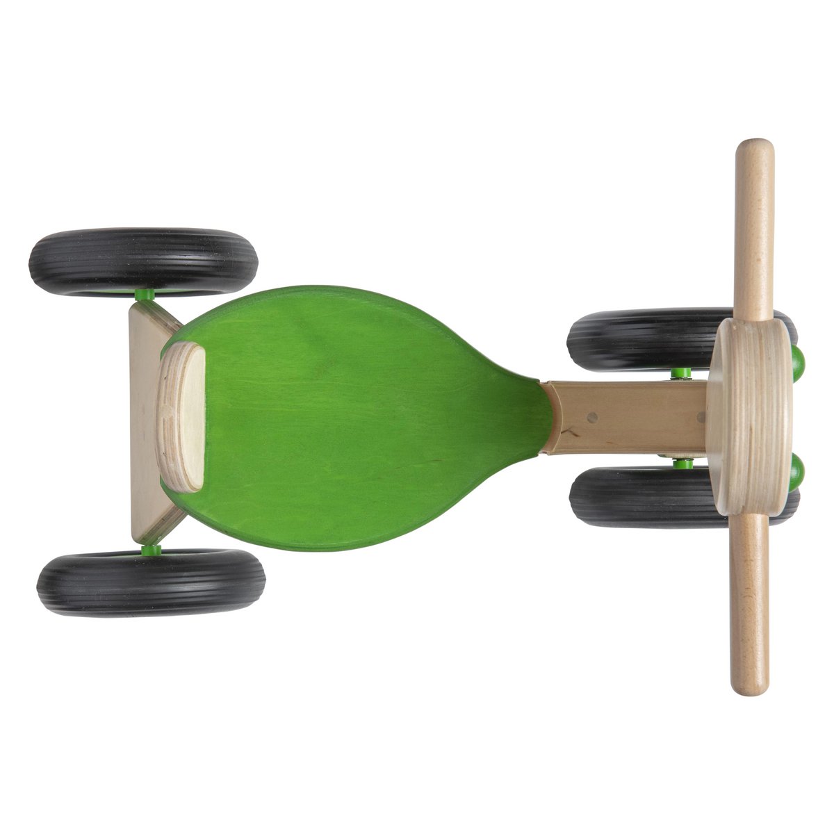 Van Dijk Toys Berken Houten Walking Bike From 1 Year - Green (Childcare Quality)
