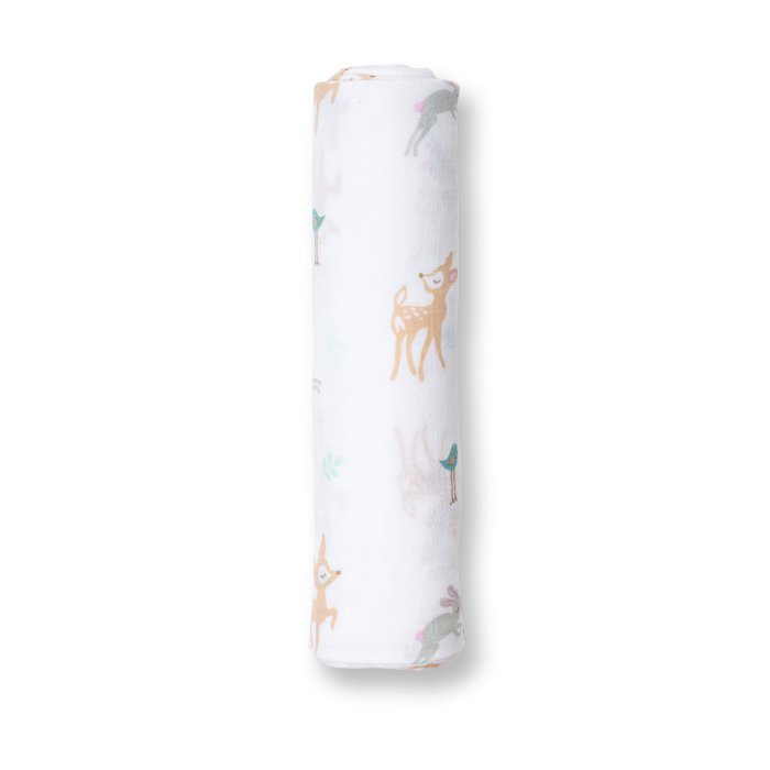 Lulujo swaddle 120x120 - Little Fawn