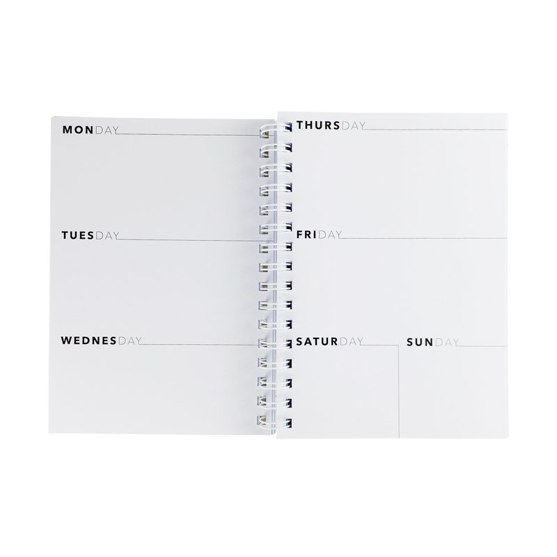 Plan Your Work A5 Planner - Pink