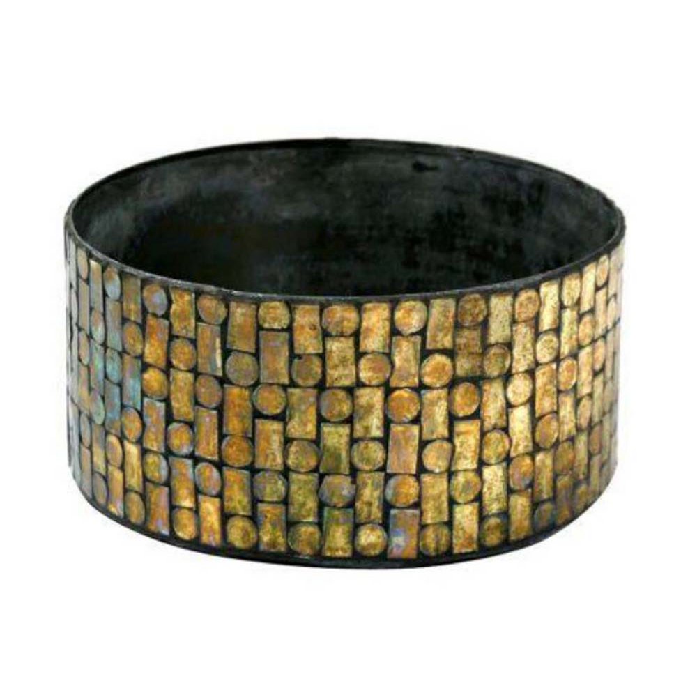 POT METAL MOSAIC    1PC       GOLD