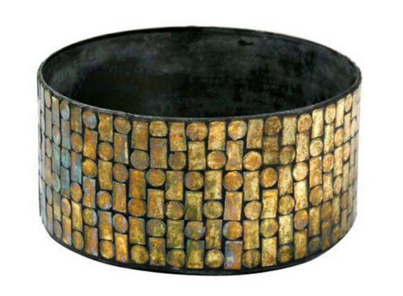 POT METAL MOSAIC    1PC       GOLD