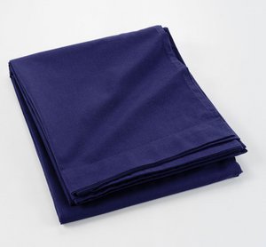FLAT SHEET 240X300CM 100% COTTON 57 THREADS/CM2 NAVY BLUE