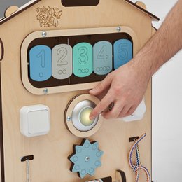 BusyBoard sanselegehus Natura Mint - begrænset oplag