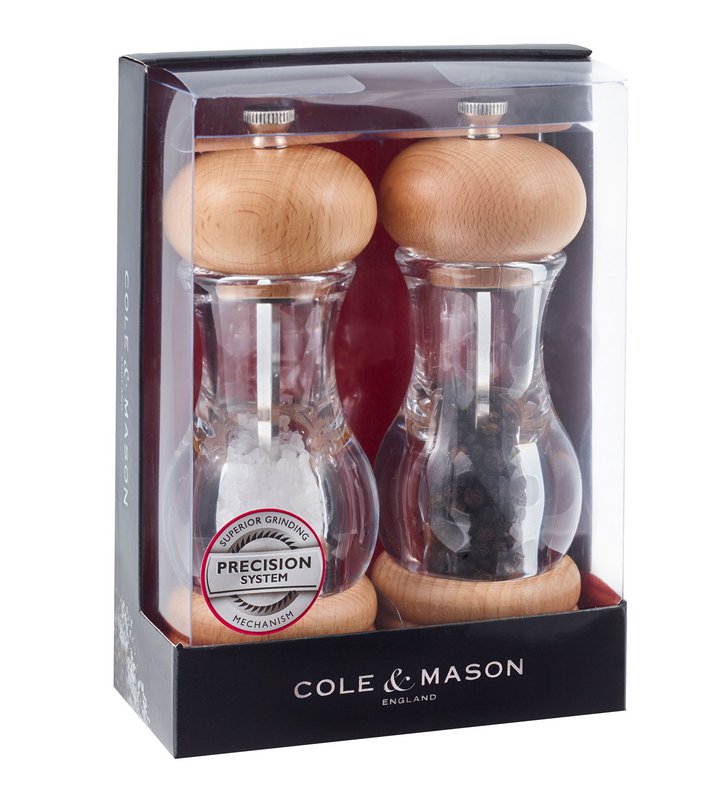 Precision+ 105 Acryl & Beech Peper en Zoutmolenset 16,5cm