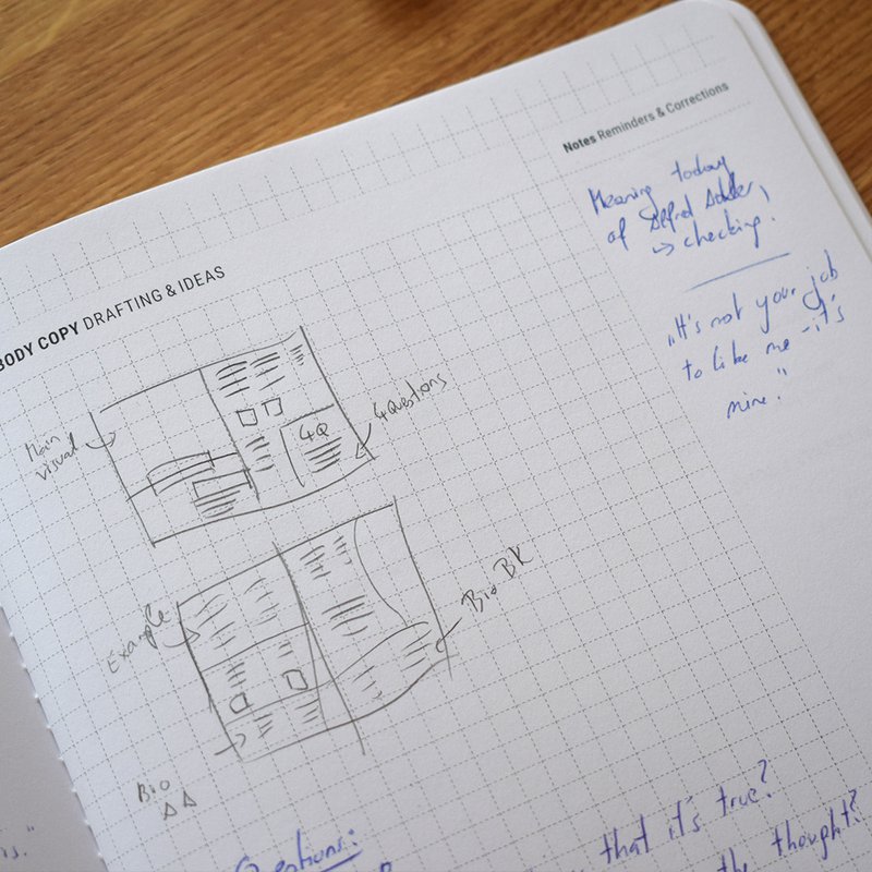 Journalist-Briefpapier-Notizbuch